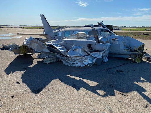 Jonesboro Tornado, Airplane